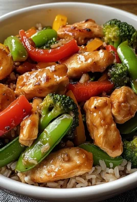 Colorful Chicken & Veggie Stir-Fry with Brown Rice