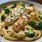 Creamy Chicken Broccoli Alfredo Pasta