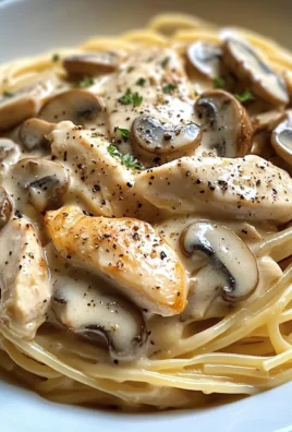 Creamy Chicken Mushroom Pasta