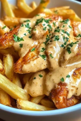 Creamy Chicken & Fries Bowl The Ultimate Comfort Combo