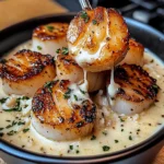 Creamy Garlic Butter Scallop Bowl