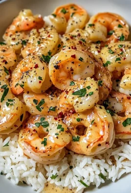 Creamy Garlic Butter Shrimp with Rice