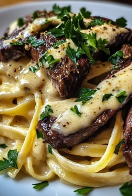 Creamy Pepper Jack Garlic Butter Steak And Pasta