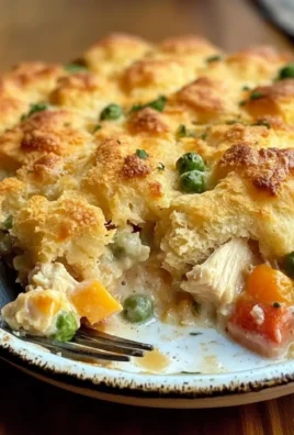Easy Chicken Cobbler Dinner Casserole