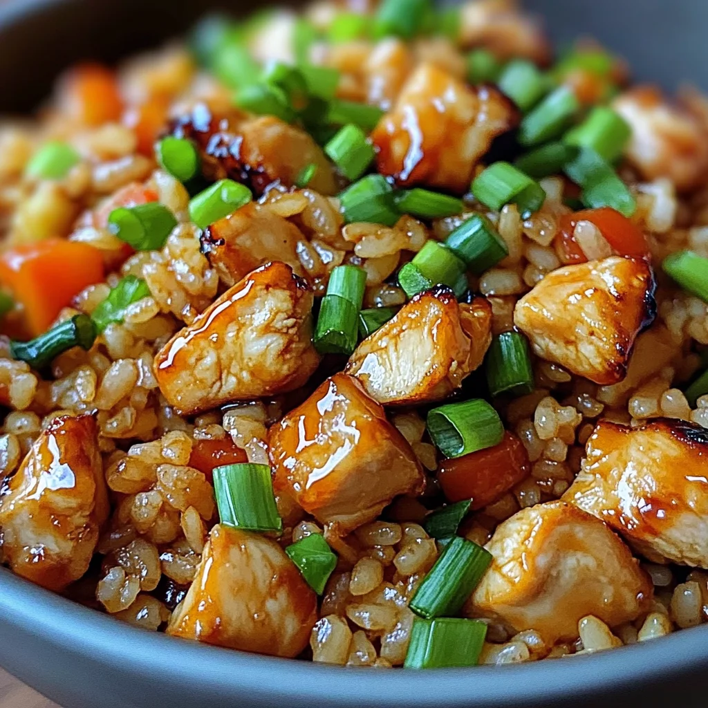 Easy Teriyaki Chicken Fried Rice