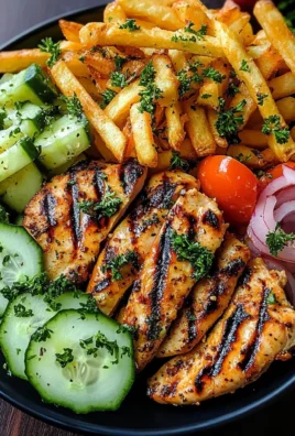 Grilled Chicken & Crispy Fries Plate