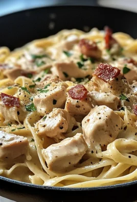 Lazy Day Chicken Carbonara Skillet