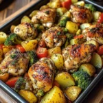 One-Pan Garlic Herb Chicken & Veggie Bake