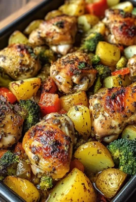 One-Pan Garlic Herb Chicken & Veggie Bake