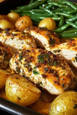 One-Pan Garlic Herb Chicken with Baby Potatoes & Green Beans