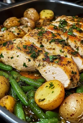 One-Pan Herb Chicken with Baby Potatoes & Green Beans