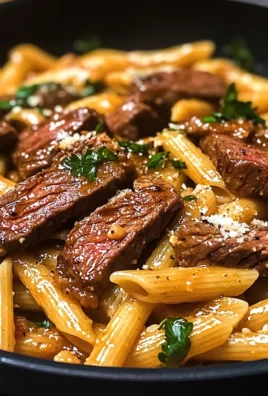 One-Pan Spicy Honey Garlic Steak Pasta