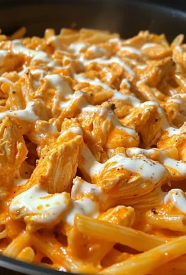 One-Pot Honey Butter Buffalo Chicken & Mozzarella Pasta