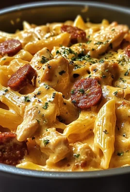 One-Pot Smoky Cheddar Ranch Chicken & Sausage Pasta