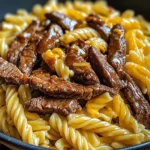One-Pot Smoky Honey BBQ Steak Pasta