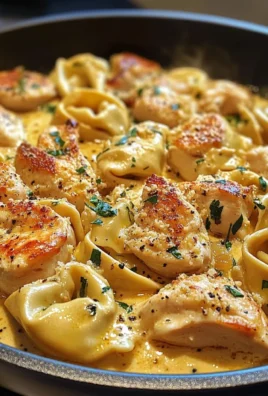 One-Pot Spicy Garlic Butter Chicken Tortellini