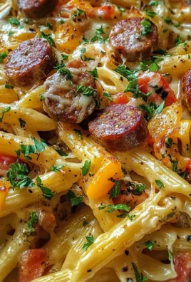 One Pan Bold Cajun Ranch Sausage Pasta