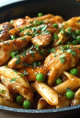 One Pot Honey Garlic BBQ Chicken Pasta