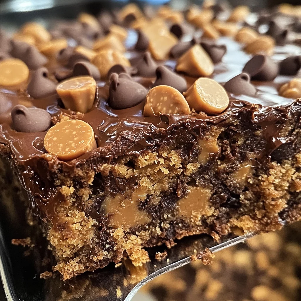 Peanut Butter Cup Dump Cake