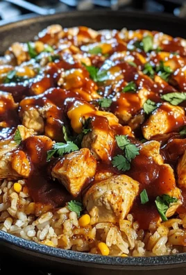 Smoky Chipotle BBQ Chicken and Rice Skillet