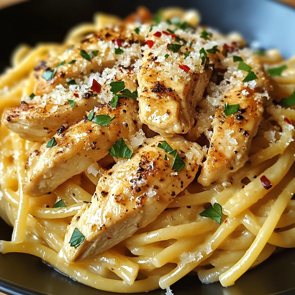 Smoky Garlic Butter Chicken Pasta