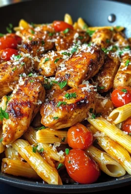 Sticky Sweet BBQ Cajun Garlic Butter Chicken Pasta Skillet