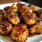 Sweet & Smoky Honey Garlic Chicken Bites