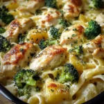 Ultimate Creamy Chicken Pasta Bake with Broccoli & Potatoes