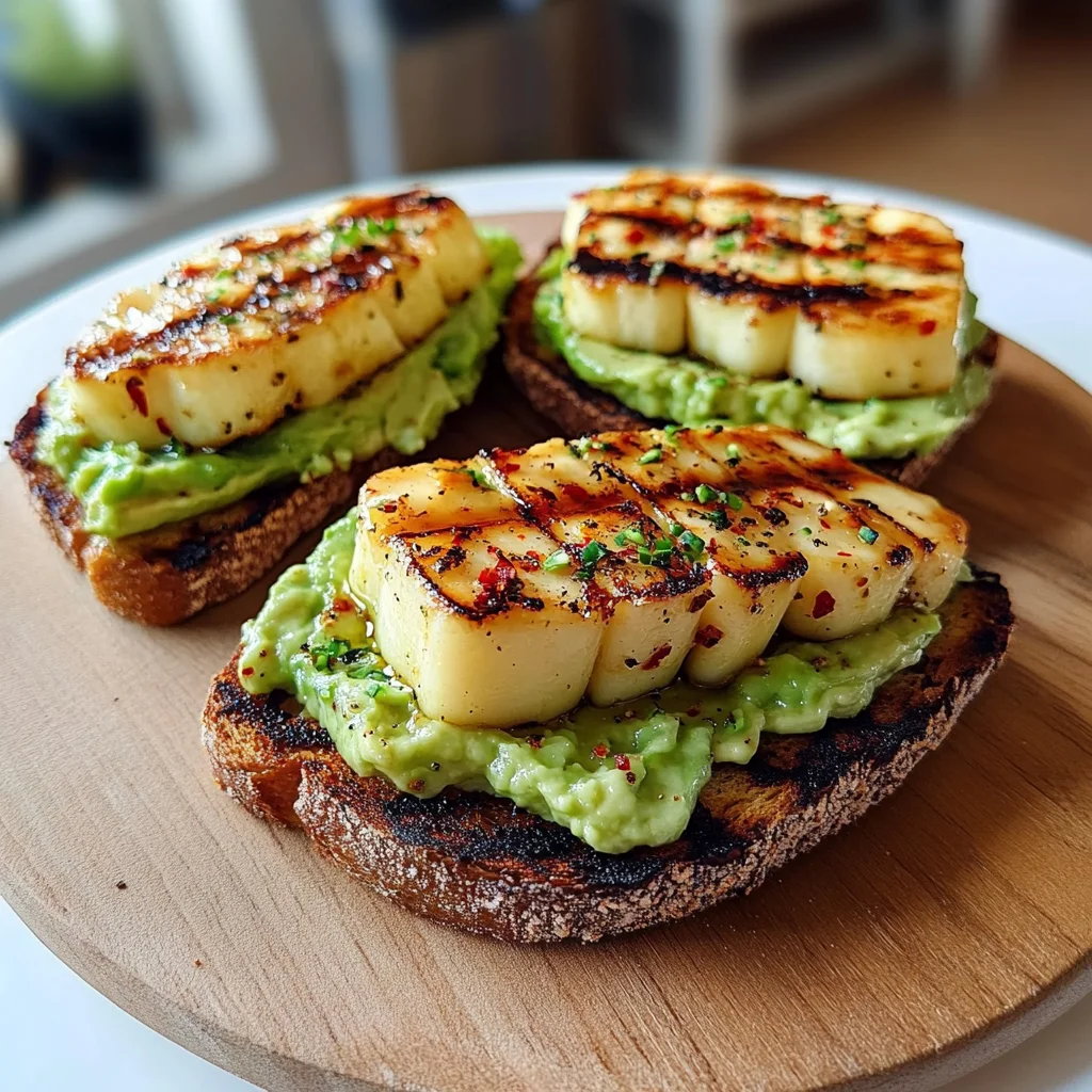 Ultimate Grilled Halloumi & Avocado Toast