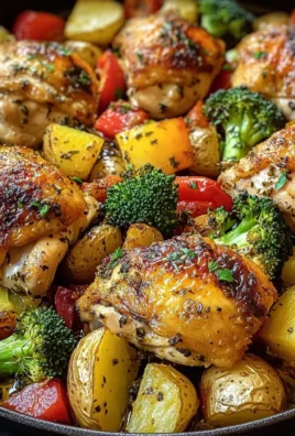Ultimate Oven-Baked Chicken Thighs with Veggies