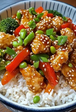 Ultimate Sesame Chicken Stir-Fry with Garlic Veggies & Rice