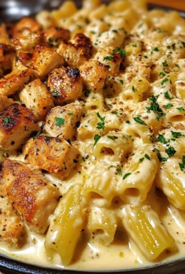 Velveeta Chicken Rigatoni with Garlic Parmesan Cream
